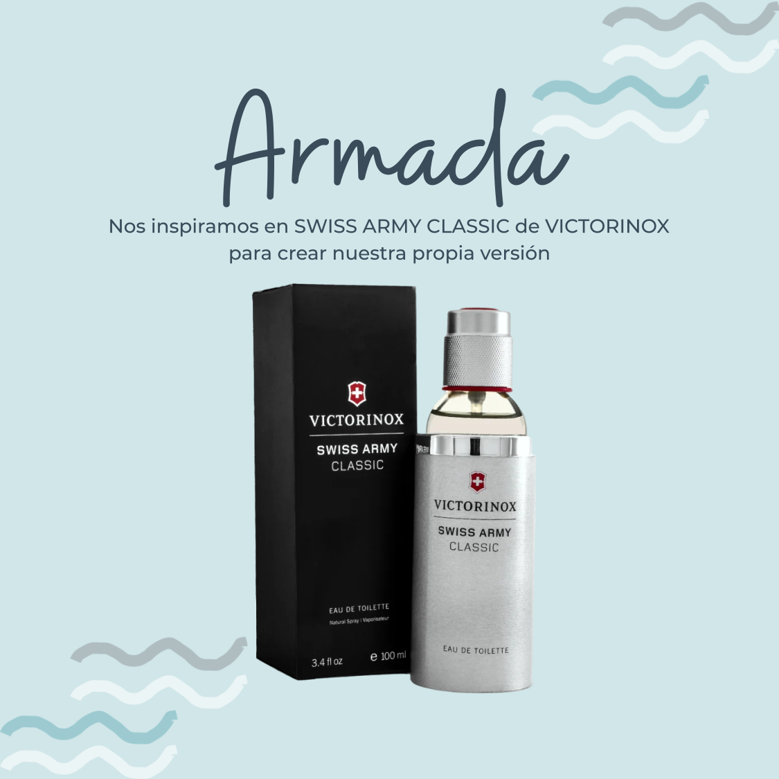 Perfume Armada Inspirado en SWISS ARMY de VICTORINOX PerfumeriaEau