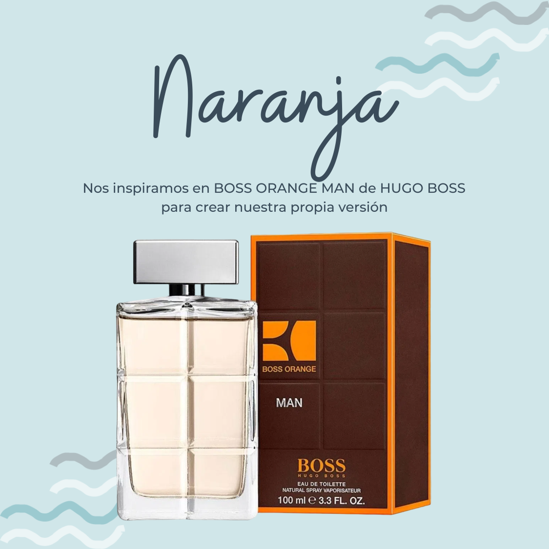 Hugo boss top perfume naranja