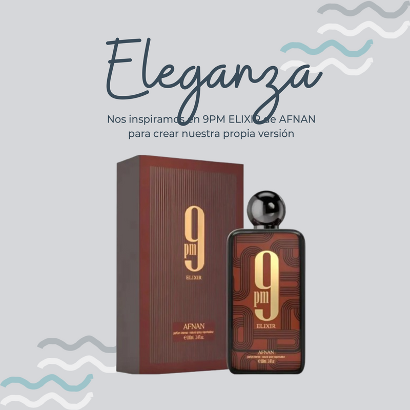 Perfume ELEGANZA Inspirado en 9PM ELIXIR de AFNAN