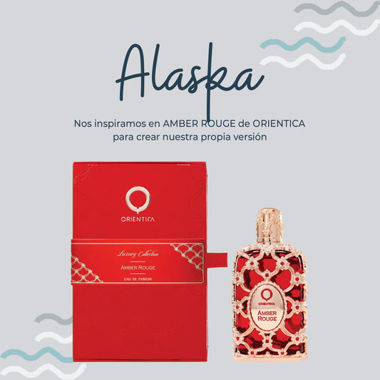 Perfume Alaska Inspirado en AMBER ROUGE de ORIENTICA