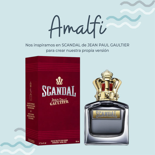 Perfume Amalfi Nos inspiramos en SCANDAL de JEAN PAUL GAULTIER