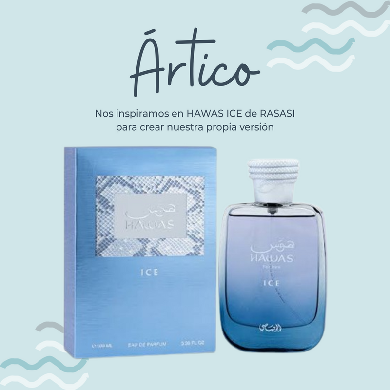 Perfume Artico Inspirado en HAWASS ICE de RASASI