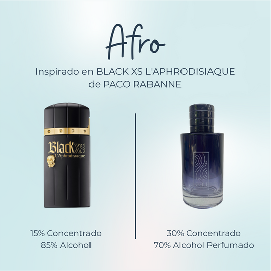 Perfume Afro Inspirado en BLACK XS L'APHRODISIAQUE de PACO RABANNE