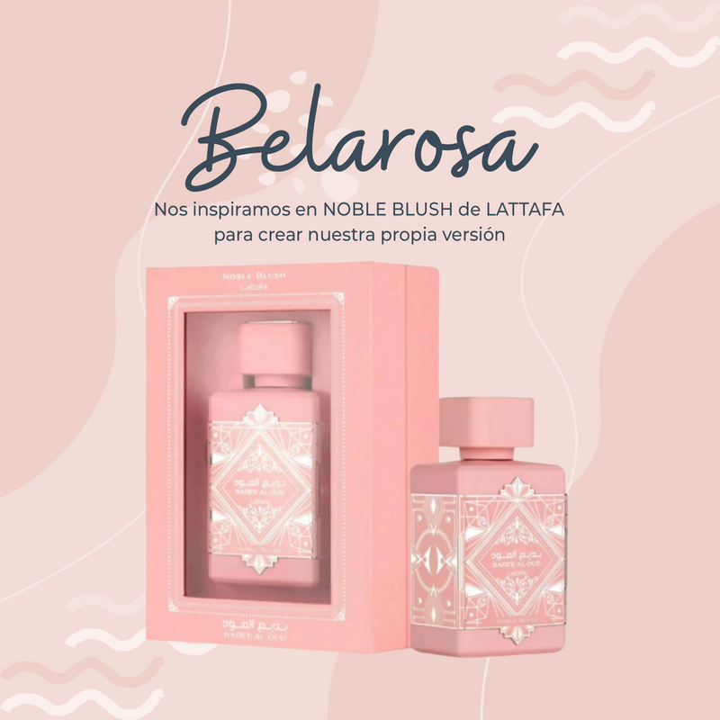 Perfume Belarosa inspirado en NOBLE BLUSH de LATTAFA