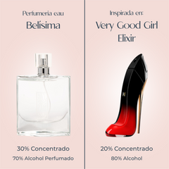 Perfume Belisima inspirado en VERY GOOD GIRL ELIXIR de CAROLINA HERRERA