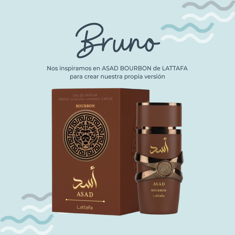 Perfume Bruno Inspirado en ASAD BOURBON de LATTAFA