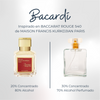 Perfume Bacardí Inspirado en BACCARAT ROUGE 540 de MAISON FRANCIS KURKDJIAN PARIS