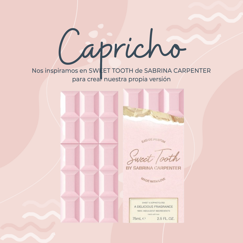 Perfume CAPRICHO Inspirado en SWEET TOOTH de SABRINA CARPENTER
