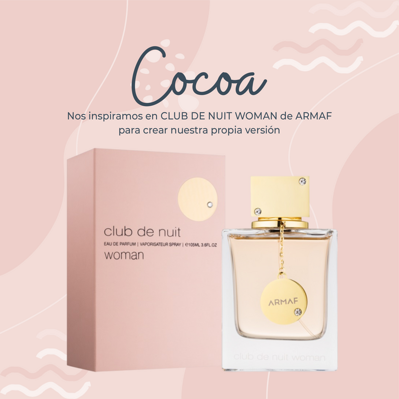 Perfume Cocoa inspirado en CLUB DE NUIT WOMAN de ARMAF