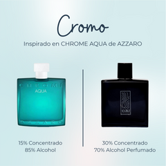 Perfume Cromo Inspirado en CRHOME AQUA de AZZARO