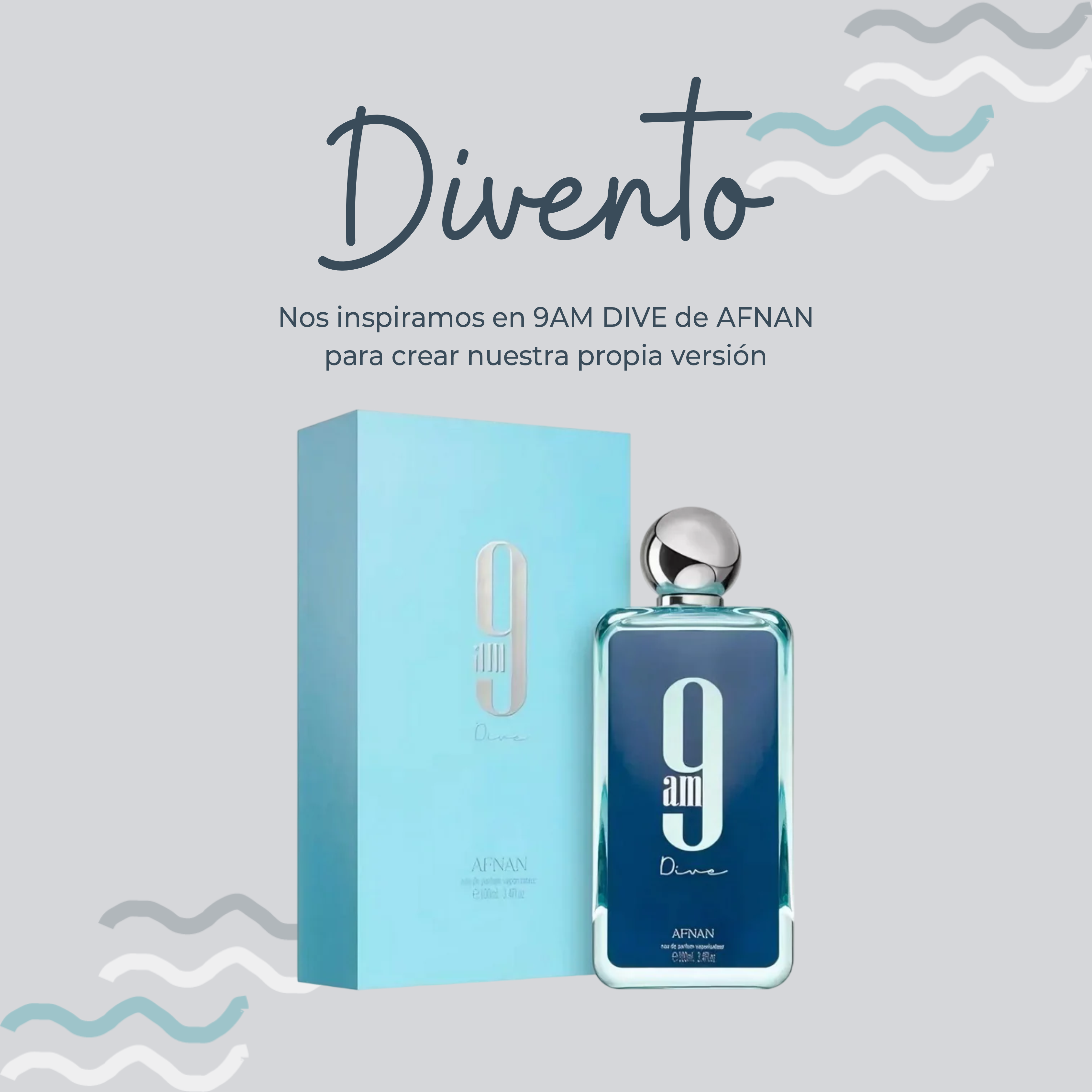 Perfume Divento Inspirada En 9AM DIVE de AFNAN