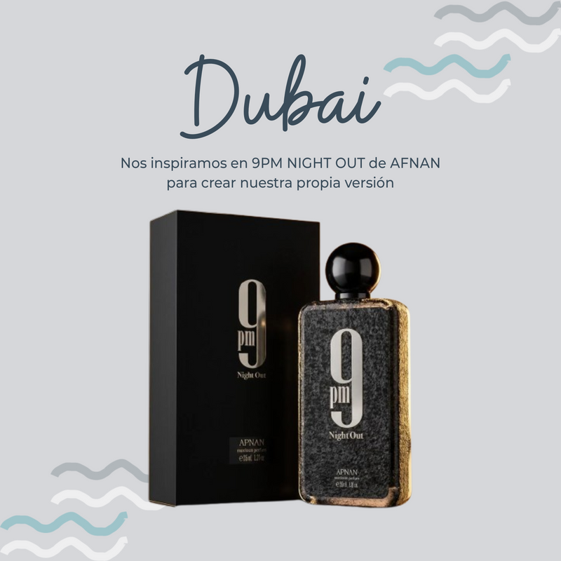 Perfume Dubai Inspirado en 9PM NIGHT OUT de AFNAN