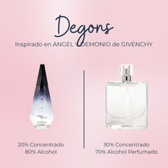 Perfume Degons inspirado en ANGEL Y DEMONIO de GIVENCHY