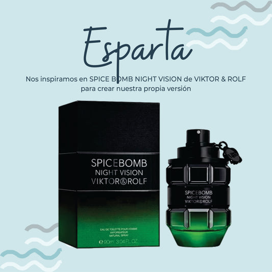 Perfume Esparta Inspirado en SPICEBOMB NIGHT VISION de VIKTOR & ROLF