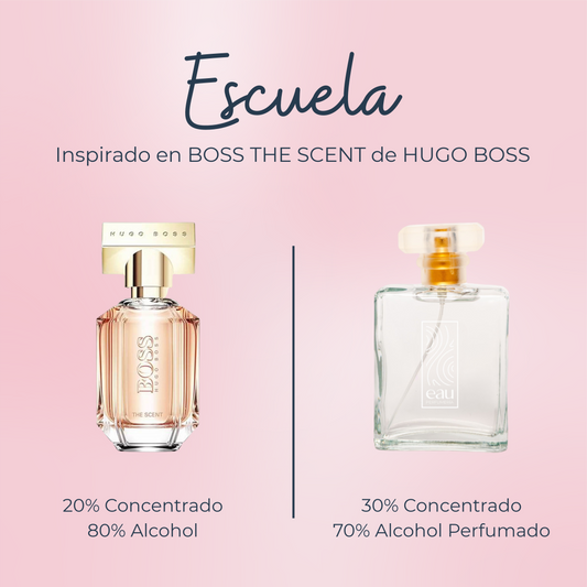 Perfume Escuela inspirado en BOSS THE SCENT de HUGO BOSS