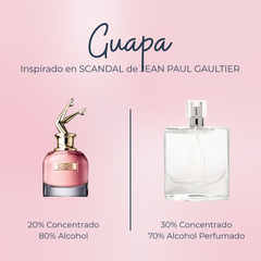 Perfume Guapa inspirado en SCANDAL de JEAN PAUL GAULTIER