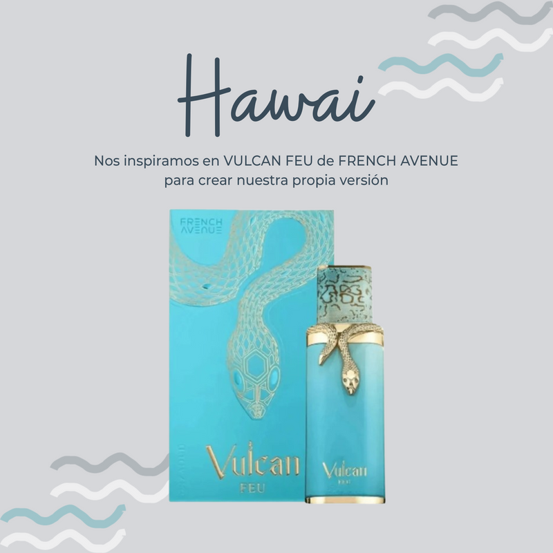 Perfume Hawai Inspirado en VULCAN FEU de FRENCH AVENUE
