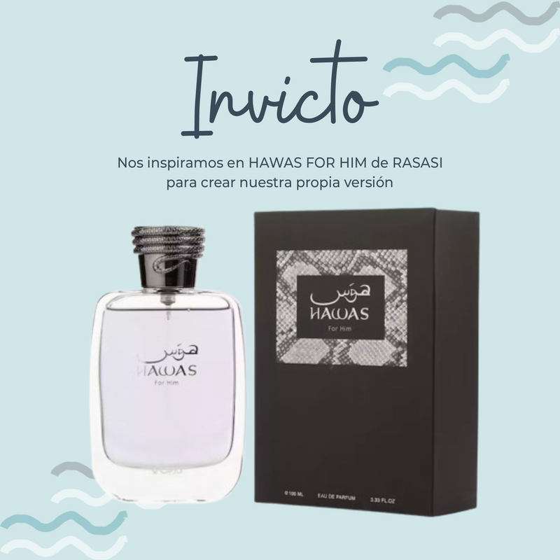 Perfume Invicto Inspirado en HAWAS FOR HIM de RASASI