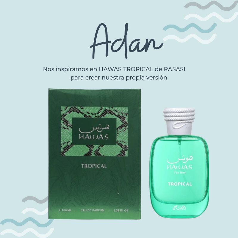 Perfume ADAN Inspirado en HAWAS TROPICAL de RASASI