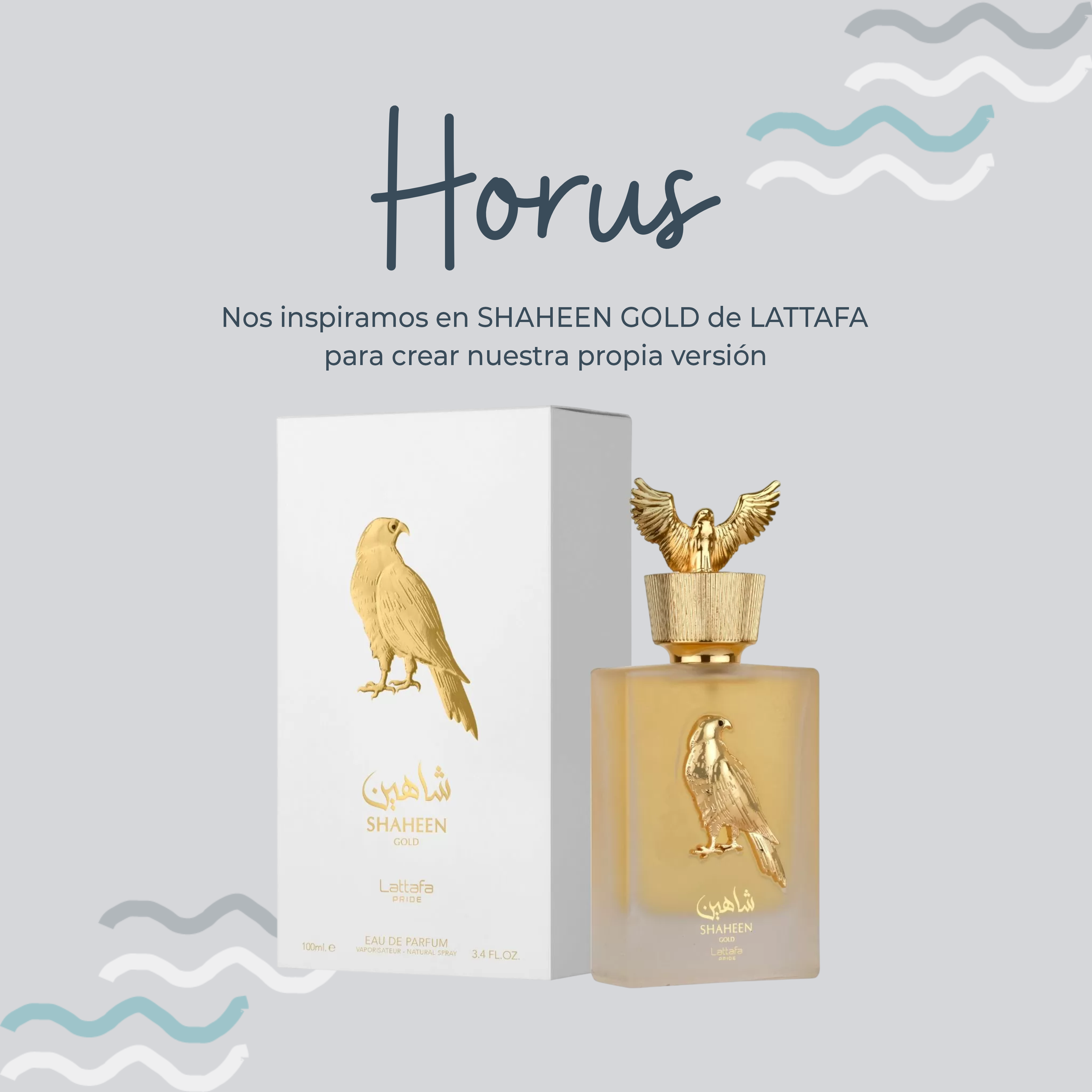 Perfume Horus Inspirada En SHAHEEN GOLD de LATTAFA