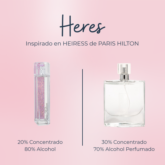 Perfume Heres inspirado en HEIRESS de PARIS HILTON