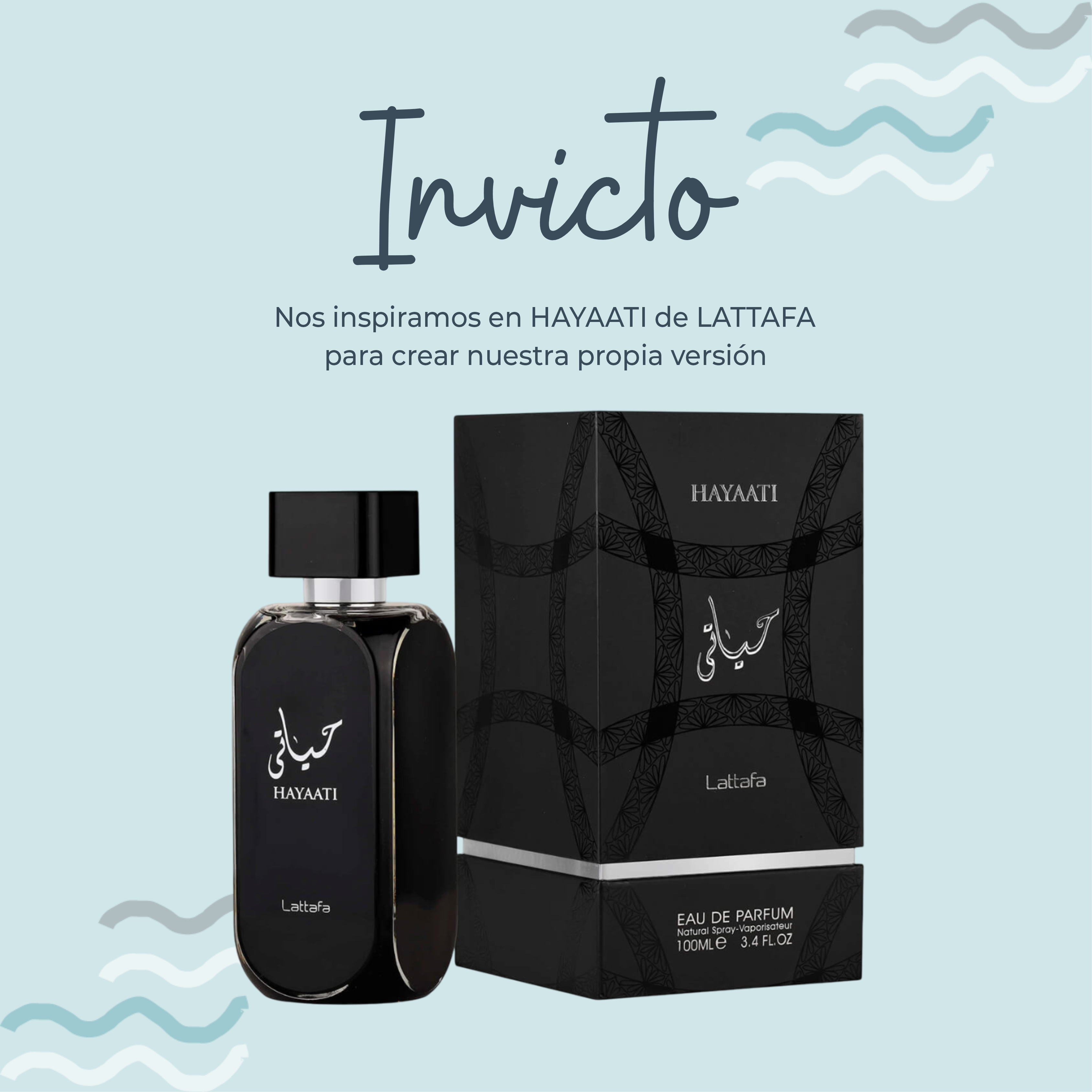 Perfume Invicto Inspirado en HAYAATI de LATTAFA