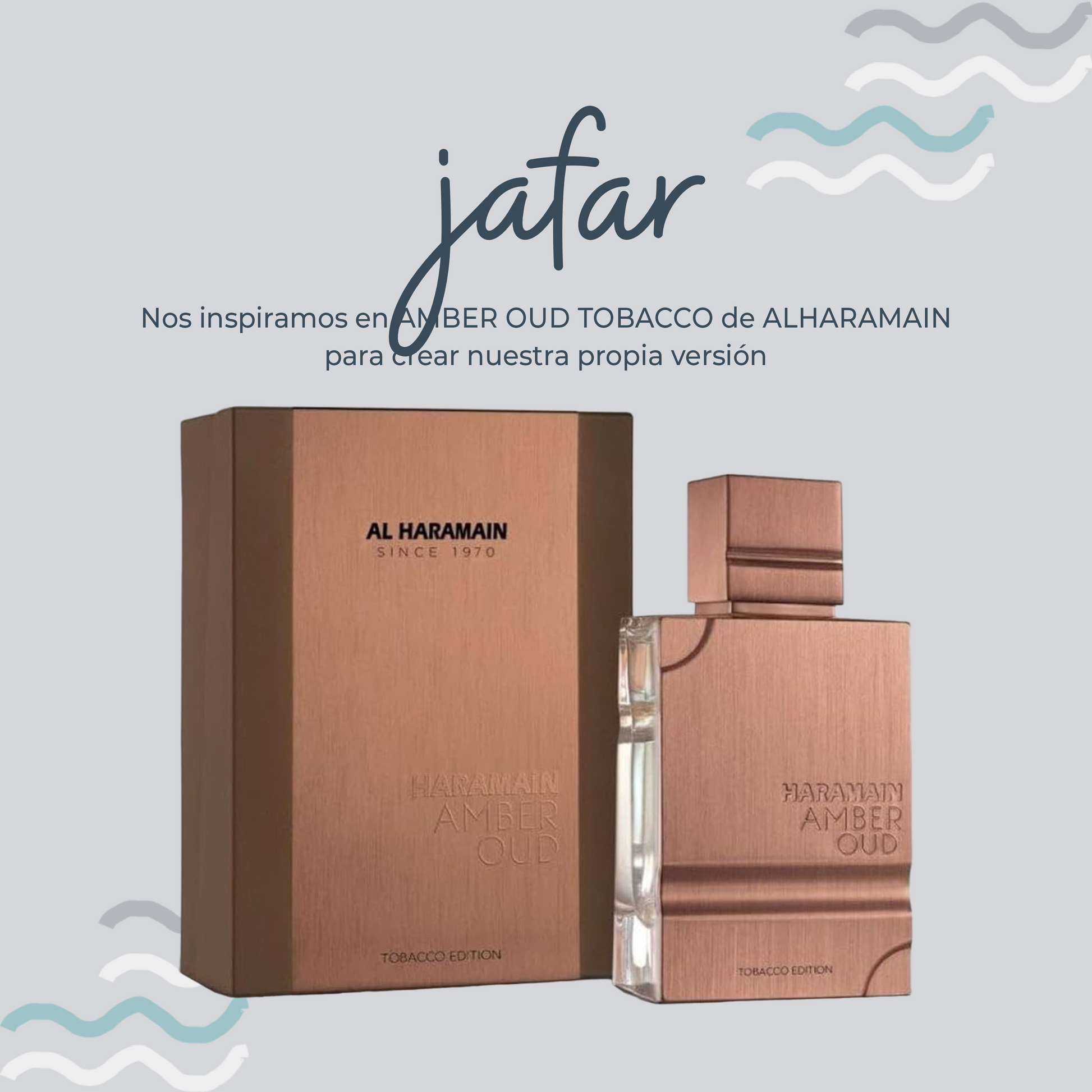 Perfume Jafar Inspirada En AMBER OUD TABACCO de ALHARAMAIN