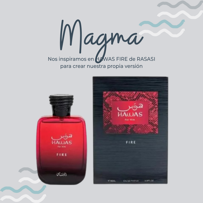 Perfume Magma Inspirado en HAWASS FIRE de RASASI