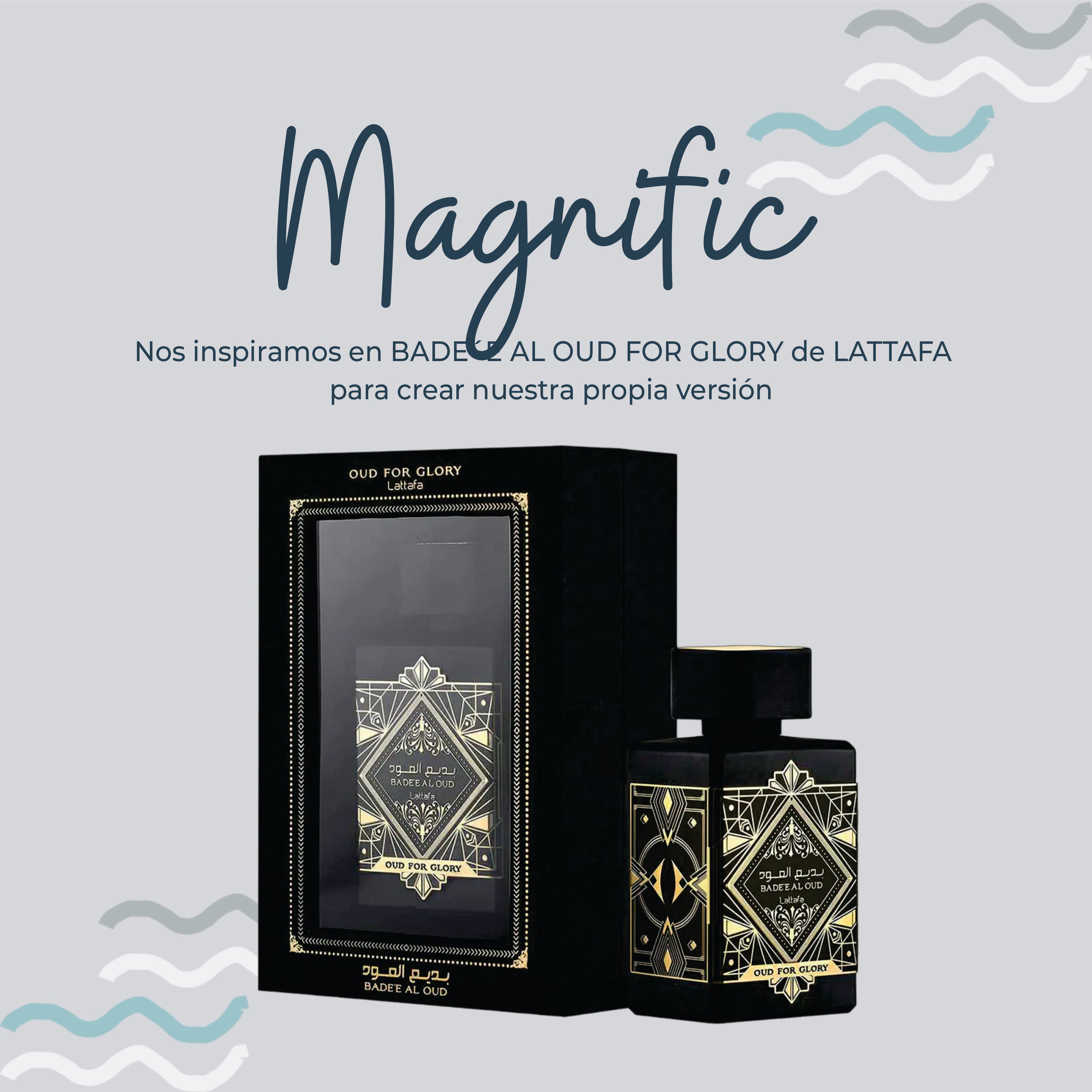 Perfume Magnific Inspirado en OUD FOR GLORY de LATTAFA