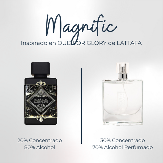 Perfume Magnific Inspirado en OUD FOR GLORY de LATTAFA