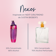 Perfume Nexos inspirado en NEXT GIRLFRIEND de JUSTIN BIEBER'S