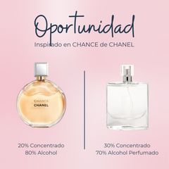 Perfume Oportunidad inspirado en CHANCE de CHANEL