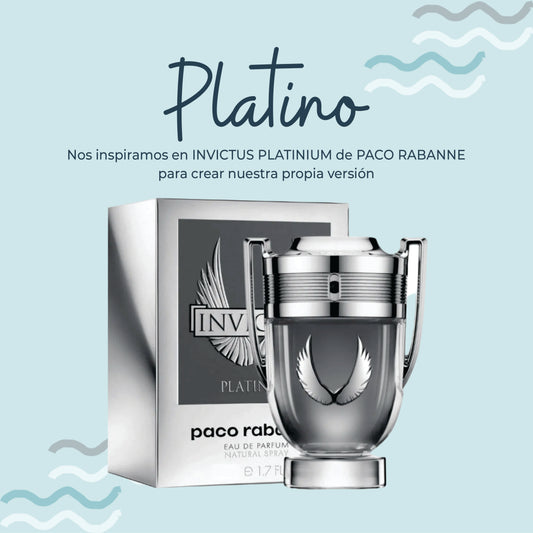 Perfume Platino Inspirado en INVICTUS PLATINIUM de PACO RABANNE