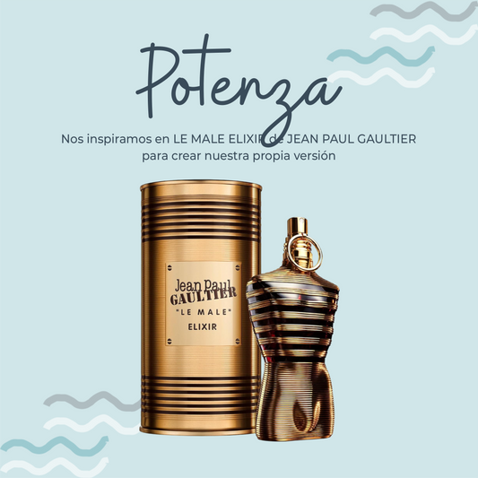 Perfume Potenza Inspirado en LE MALE ELIXIR de JEAN PAUL GAULTIER