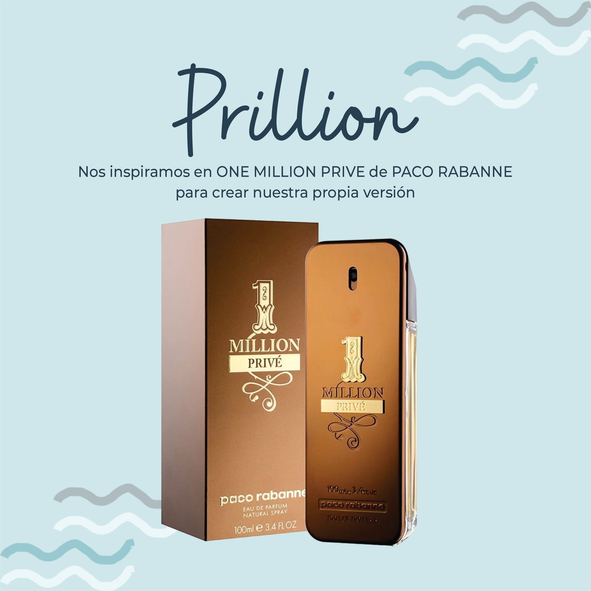 Perfume Prillion Inspirado en ONE MILLION PRIVÉ de PACO RABANNE