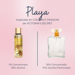 Perfume Playa inspirado en COCONUT PASSION de VICTORIA'S SECRET