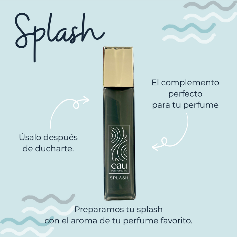 Splash Corporal con la misma fragancia masculina