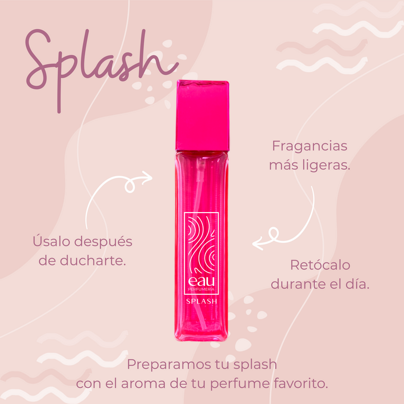 Splash Corporal con la misma fragancia femenina