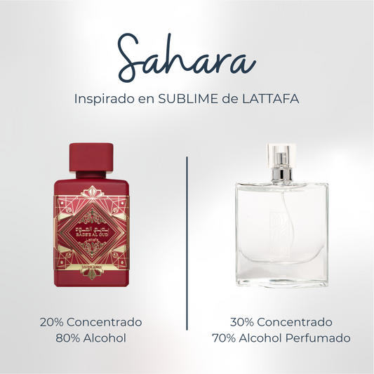 Perfume Sahara Inspirada En SUBLIME de LATTAFA