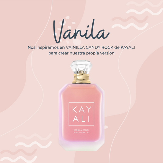 Perfume Vanila inspirado en VAINILLA CANDY ROCK de KAYALI