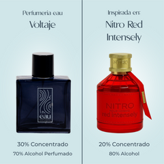 Perfume Voltaje Inspirado en NITRO RED INTENSELY de DUMONT (Copia)