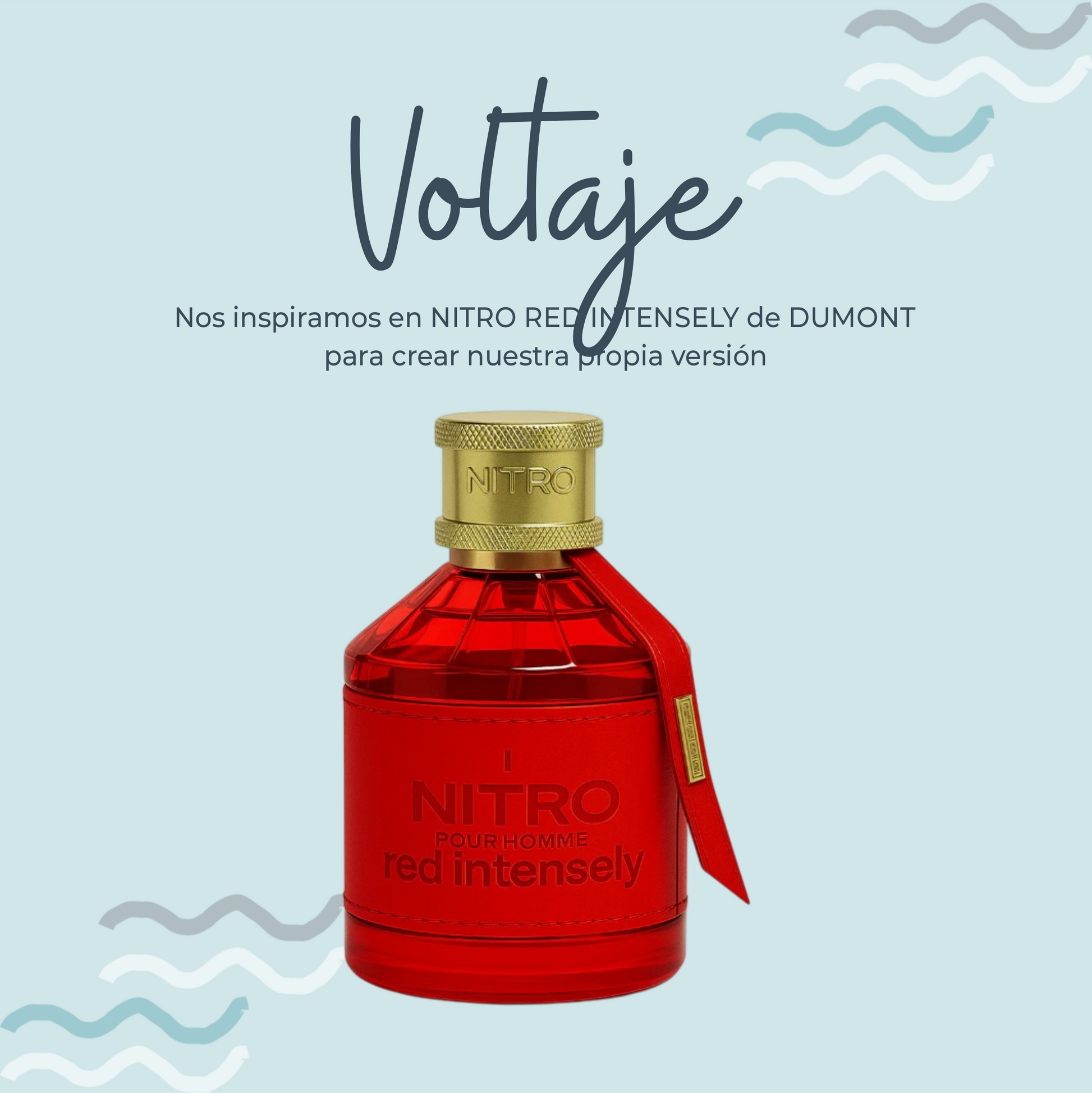 Perfume Voltaje Inspirado en NITRO RED INTENSELY de DUMONT (Copia)