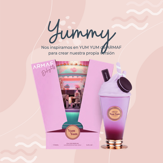 Perfume Yummy inspirado en YUM YUM De ARMAF