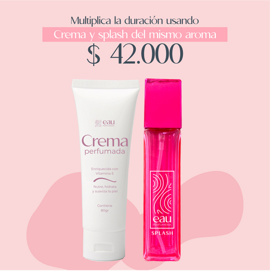 Crema y Splash del mismo aroma