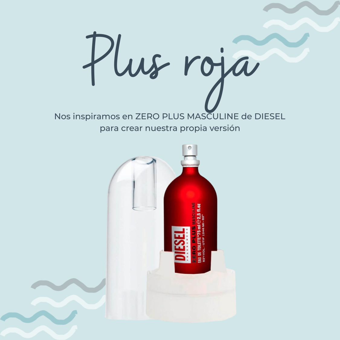 Perfume Plus Roja Inspirado en ZERO PLUS MASCULINE de DIESEL