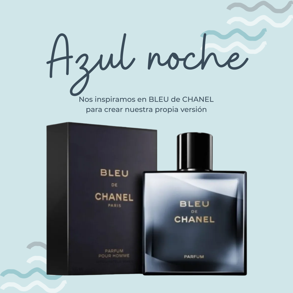 Azul Fragrence Perfume Azul noche Inspirado en BLUE de CHANEL – PerfumeriaEau