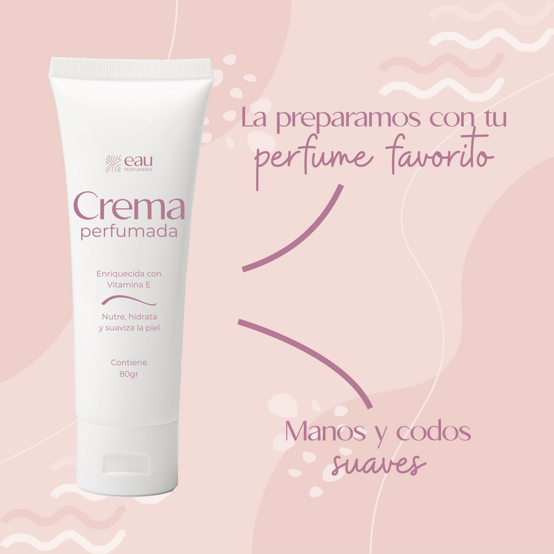 Crema Corporal Escarchada con la misma fragancia femenina