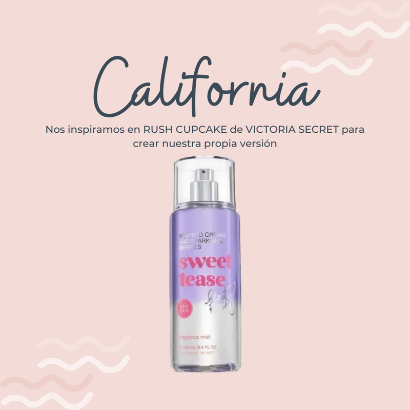 Perfume California inspirado en RUSH CUPCAKE de VICTORIA'S SECRET