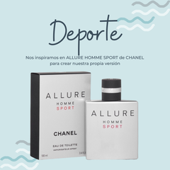 Perfume Deporte Inspirado en ALLURE HOMME SPORT de CHANEL