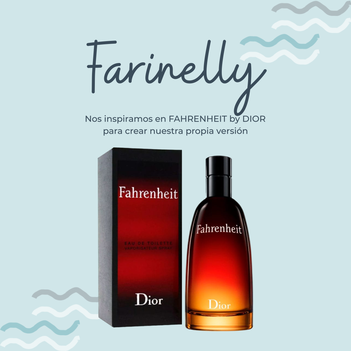 Perfume Farinelly Inspirado en FAHRENHEIT de DIOR - PerfumeriaEau